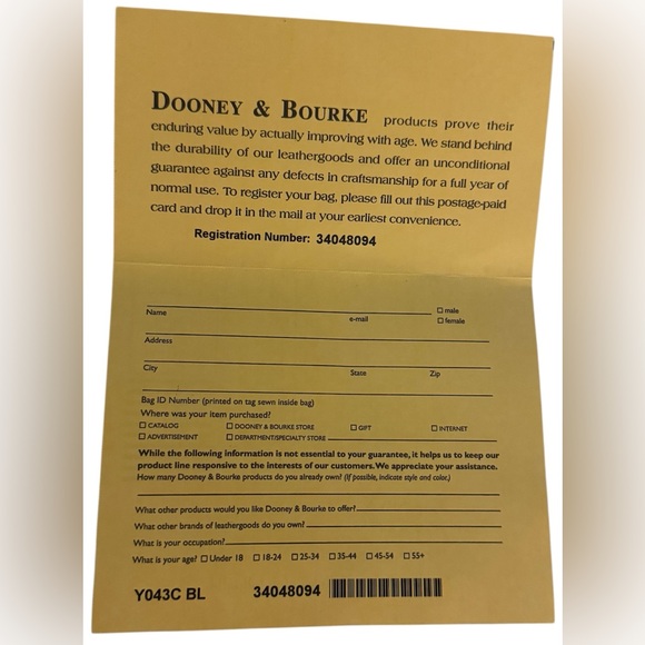 Dooney & Bourke Vintage NWT Black and Brown Women's Bag and Wristlet - Picture 4 of 4